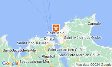 Mappa Saint Malo Appartamento 128394