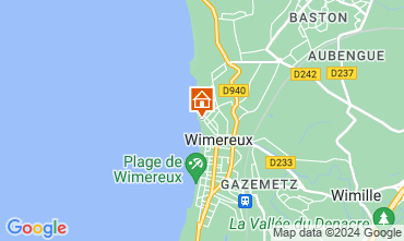 Mappa Wimereux Appartamento 66544