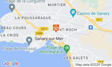 Mappa Sanary-sur-Mer Appartamento 60723