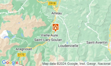 Mappa Saint Lary Soulan Agriturismo 65220