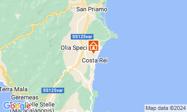 Mappa Costa Rei Villa  128517