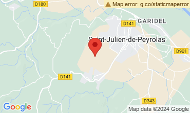 Mappa Saint-Julien-de-Peyrolas Villa  100704