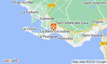 Mappa La Baule Appartamento 63595