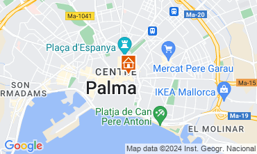 Mappa Palma di Maiorca Appartamento 128071
