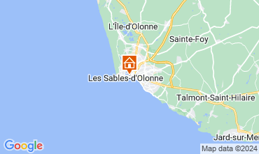 Mappa Les  Sables d'Olonne Appartamento 123300