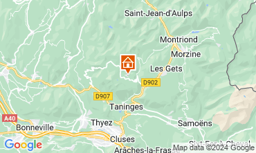 Mappa Praz de Lys Sommand Chalet 27201