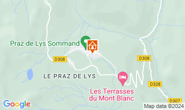 Mappa Praz de Lys Sommand Chalet 27201