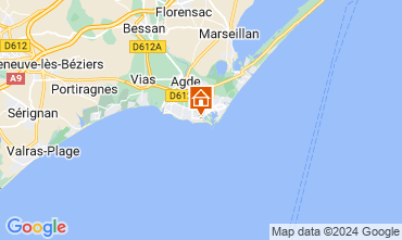 Mappa Cap d'Agde Appartamento 62868