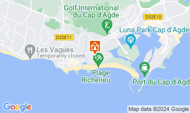 Mappa Cap d'Agde Appartamento 62868