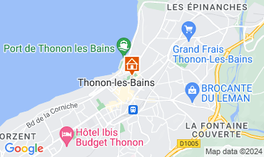Mappa Thonon Les Bains Appartamento 114583