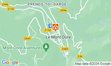 Mappa Le Mont Dore Appartamento 91221