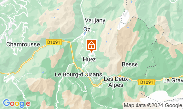 Mappa Alpe d'Huez Monolocale 128233