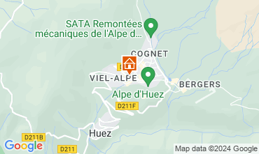 Mappa Alpe d'Huez Monolocale 128233