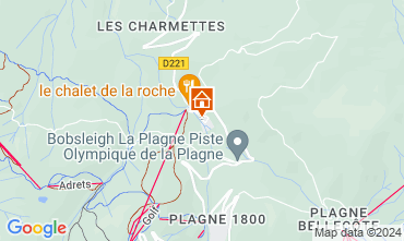 Mappa La Plagne Chalet 50144