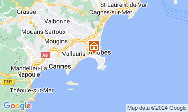 Mappa Juan les Pins Appartamento 123154