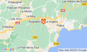 Mappa Roquebrune sur Argens Agriturismo 128015