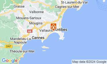 Mappa Juan les Pins Appartamento 113215