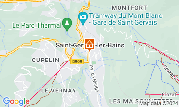 Mappa Saint-Gervais-les-Bains Appartamento 74408