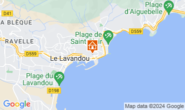 Mappa Le Lavandou Villa  122850