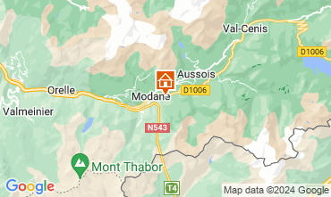 Mappa Modane Appartamento 128690