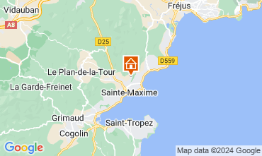 Mappa Sainte Maxime Villa  85005
