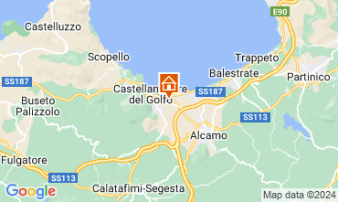 Mappa Castellammare del Golfo Villa  128845