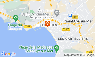 Mappa Saint Cyr sur Mer Appartamento 119367