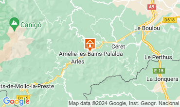 Mappa Amlie-Les-Bains Monolocale 80375