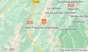 Mappa Saint Franois Longchamp Chalet 107261