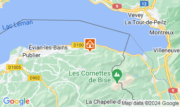 Mappa Evian les Bains Appartamento 128340