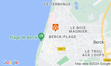 Mappa Berck-Plage Appartamento 127431