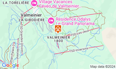 Mappa Valmeinier Appartamento 117420