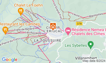 Mappa La Toussuire Appartamento 120357