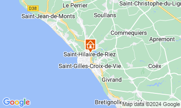 Mappa Saint Hilaire de Riez Casa 18955