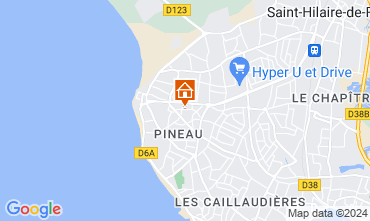 Mappa Saint Hilaire de Riez Villa  113956