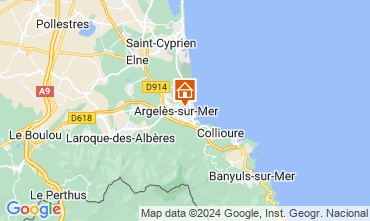 Mappa Argeles sur Mer Casa 115355