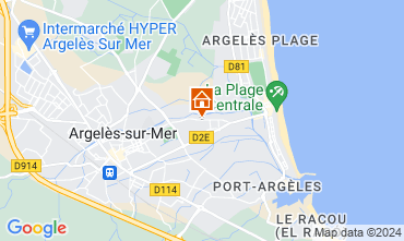 Mappa Argeles sur Mer Casa 115355