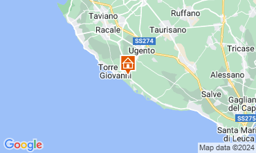 Mappa Ugento - Torre San Giovanni Villa  128252