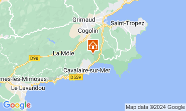 Mappa La Croix Valmer Villa  109448