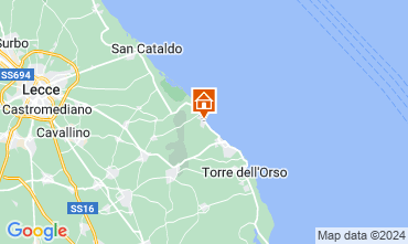 Mappa San Foca B&B 82785