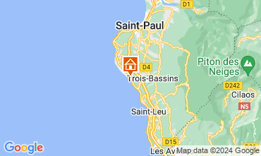 Mappa La Saline les Bains Bungalow 50449
