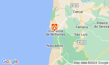 Mappa Vila nova de Milfontes Appartamento 45283