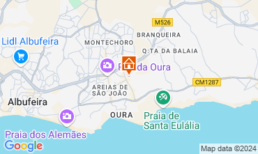 Mappa Albufeira Appartamento 129134