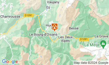 Mappa Auris en Oisans Appartamento 63354