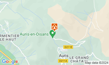 Mappa Auris en Oisans Appartamento 63354