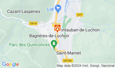 Mappa Bagnres-de-Luchon Appartamento 118225