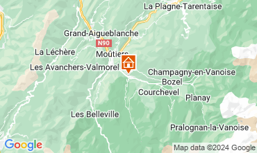 Mappa Bourg saint Maurice Appartamento 106036