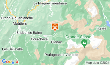 Mappa Champagny en Vanoise Appartamento 69458