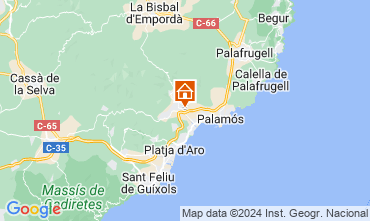 Mappa Calonge Villa  54458