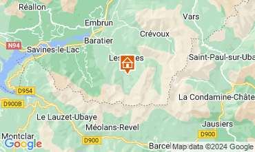 Mappa Les Orres Chalet 57245